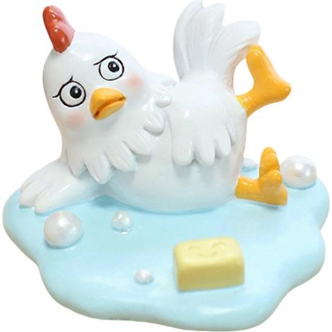 Support de téléphone portable amusant pour la maison, pour femmes et hommes, accessoire de bureau, support de téléphone en forme de poulet (1/5)