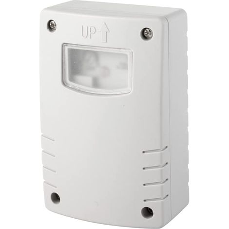 Garza 430045 rilevatore crepuscolare regolabile, bianco (1/5)