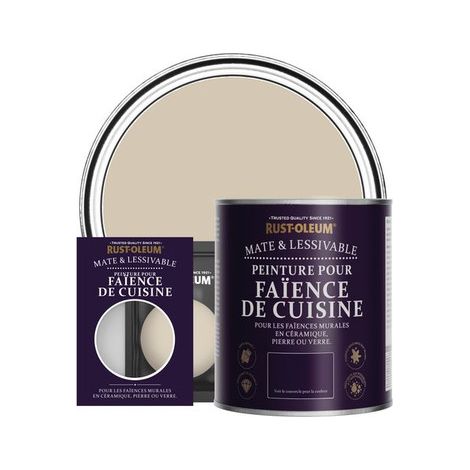Rust-Oleum Peinture pour faïence de cuisine mate - Caramel (1/3)