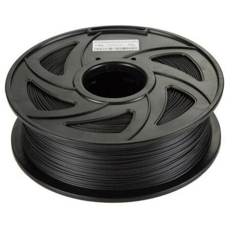 ABS Plus Filaments for 3D Printer-Black ABS Filament 1.75 mm,Low Odor Dimensional Accuracy +/- 0.02 mm,1KG,Black (1/4)