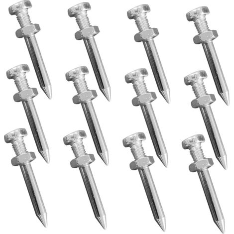 Conjunto De 26 Aeradores De Metal Para Gramado, Fixados Com Pregos. (1/5)