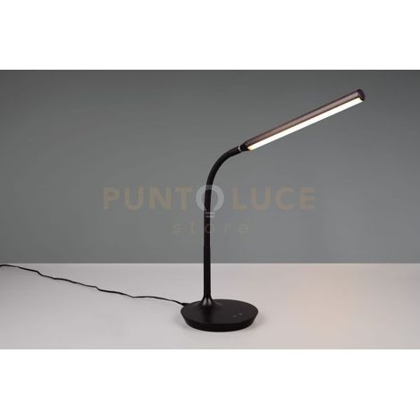 Lampada da scrivania nera LED 5W dimmerabile Toro RL