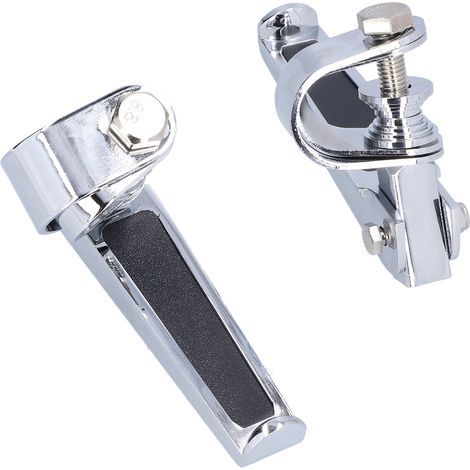 Galvanisierte Fußstütze, Fußstützenpedal für 1-1/4-Zoll-Motorschutzbügel, Ersatz für FXDFSE, FLHTCSE und FLHRSEI (1/5)