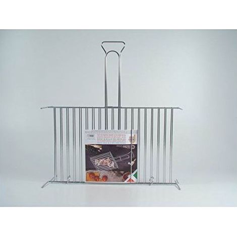 Filtex graticola doppia liscia albergo, filo di ferro cromato, 35x40 cm, uso professionale Ho.Re.Ca, 6 pezzi