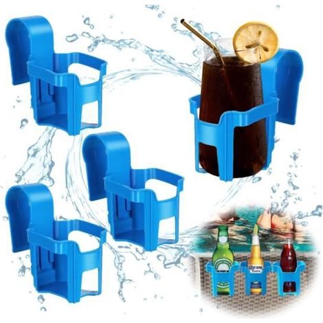 Plastikbecherhalter - 4-teilig - Getränkehalter - Runde Form (1/4)