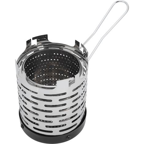 Couvercle chauffant pour mini-réchaud portable en acier inoxydable, protection pour chauffage d'extérieur (1/5)