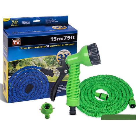 Pistolet Arrosage Télescopique Automatique pour Jardin et Lavage Voiture, 15m (1/4)