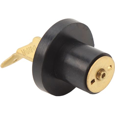 Bouchon de vidange en laiton robuste, antirouille et étanche, à compression, pour éviers, poutres et viviers de bateaux et de marines. Diamètre : 18,8 mm (3/4 pouce). (1/5)