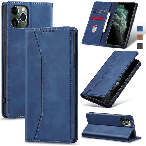 Funda Cartera Para iPhone 13 - PU Cuero + TPU Interior - Soporte Integrado - Protector De Pantalla Incluido - 1 Unidad (1/5)