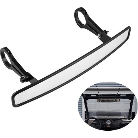 Rétroviseurs Racing Grand Angle Convexes pour UTV, Miroir de Recul avec Fixation par Collier 1,75 Pouce, Kit de 2 (1/5)