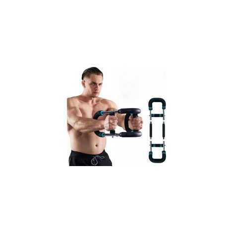 Musculation Avant Bras pour Homme, Exerciseur de Bras Twister, Barre de Musculation Réglable, Avant-Bras, Triceps, Poitrine, Appareil de Fitness Portable pour La Maison (1/5)