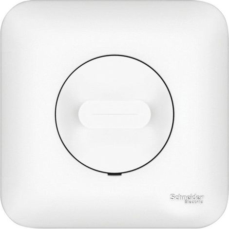 Variador universal giratorio empotrado SCHNEIDER Ovalis S260512- blanco