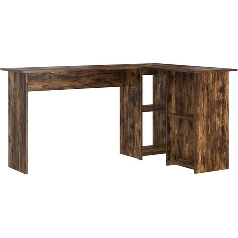 Maison Exclusive - Escritorio Roble ahumado 142 x 102 x 73 cm Mad