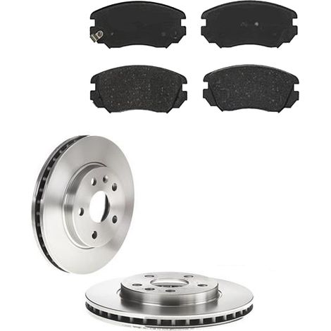 KIT FRENI ANTERIORI compatibile con OPEL INSIGNIA A (G09) - DISCHI + PASTIGLIE OEM: P 59 054 / 17988 , 17989 , 17990 /SOSTITUZIONE DIRETTA/BASSA POLVERE/SILENZIOSO (1/5)