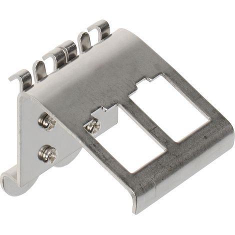 FX2-DIN Keystone-Montageplatte DIN TS-35 (1/4)
