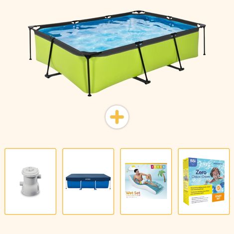 Exit-toys Piscine Exit Rectangulaire - 300x200x65 cm - 5-pièces  S309 (1/5)