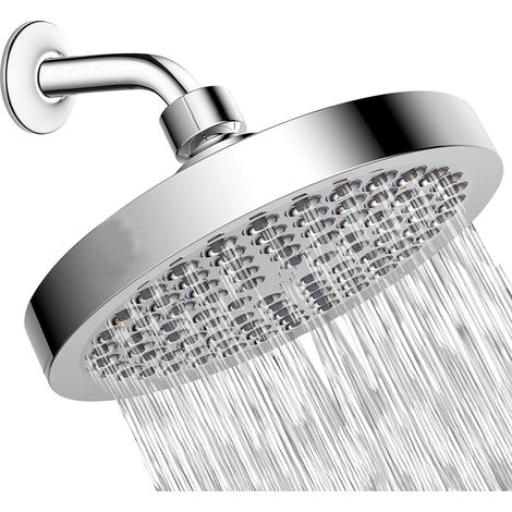 Pommeau de douche galvanoplastique complet sous pression de douche de 6 pouces petit pommeau de douche (1/4)