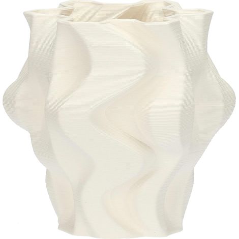 Vase Deco Origami M en céramique, 23,5 x 23,5 cm, Profondeur 20,5 cm, Collection Trama (1/3)