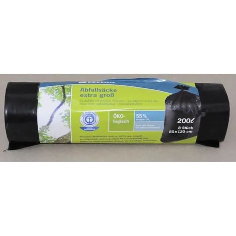 Bolsa de basura Secolan 211005 200 litros grosor 45 micrones
