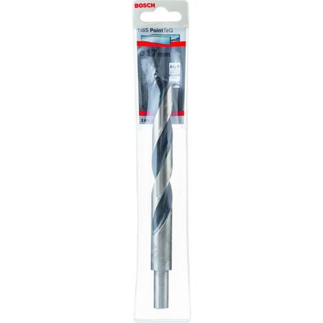 1x Forets hélicoïdaux HSS PointTeQ (pour métal, emmanchement réduit 17 x 125 x 184 mm, accessoires pour perceuse-visseuse) (1/5)