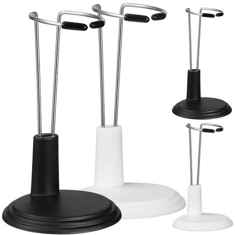 Lot de 4 supports pour poupées, supports portables et rangements pratiques pour poupées à domicile ou en magasin.
