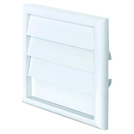 Griglia Aerazione Sovrapponibile In Abs Bianco Cm.18X18 - Alette Mobili