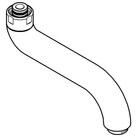 Grohe - Auslaufrohr, Chrom 42133000 (1/4)
