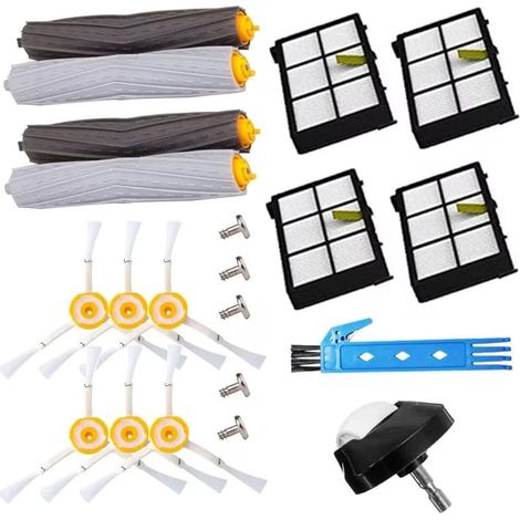 Kit accessoires pour iRobot Roomba srie 800 900, pices de rechange Pices de rechange pour 805 850 860 861 865 866 870 871 875 876 880 885 886 890 891 895 896 960 965 966 980 981 (1/5)