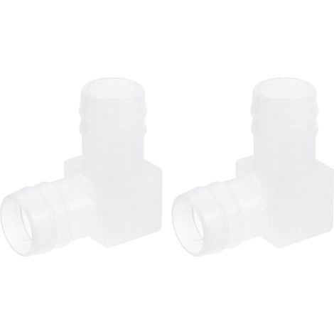 Raccord Coudé à 90 Degrés pour Tuyau de 13/16", Lot 4 Connecteurs en Forme L Valve d'Air d'Aquarium et Tuyauterie Aquariums Étangs - 11/16" (1/5)