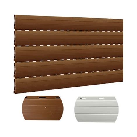 kit stecche aggiuntive per tapparella in pvc 'torino' cm 173x27,5h, conf. 5 pezzi - col. legno k1