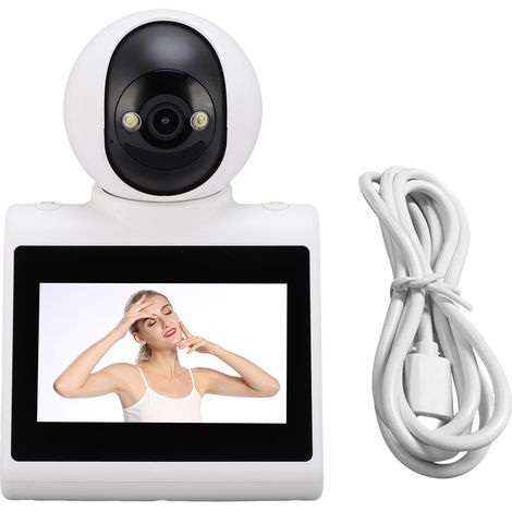 Decdeal HD zwei Wege Videokamera 2MP WiFi Indoor Security mit einem Klick -Ruf -Alarm für Home 128 GB Speicherkarte