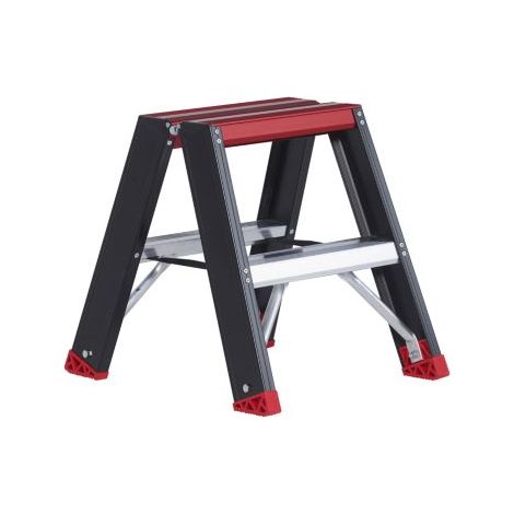 Altrex 192502 Taurus beidseitig begehbar - Aluminium Stufenstehleiter (mit Pulverbeschichtung) (1/5)