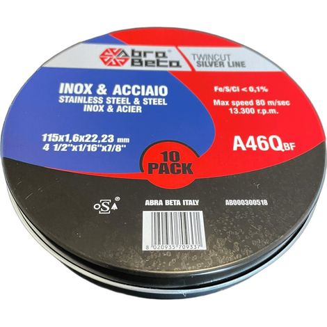 Set 10 dischi Beta 115x1x22,23mm (1/4)