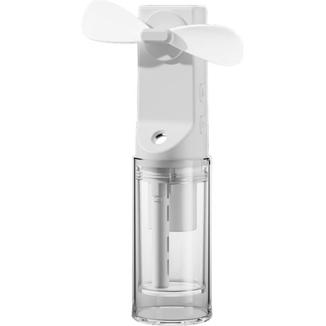 Gourde portable avec réservoir pour l'été, blanche (1/5)