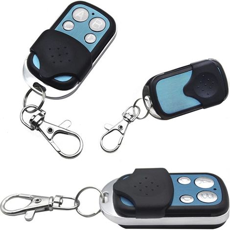 Télécommande de porte universelle, pack de 4 télécommandes buzzer 12V 433MHz pour alarme de porte de garage 4 canaux (1/4)