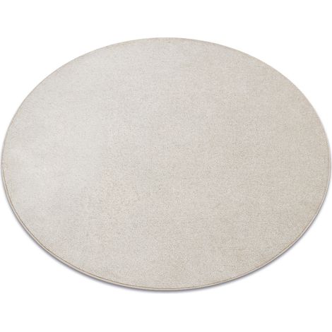 Teppich rund EXCELLENCE creme 305 eben, Melange beige rund 100 cm
