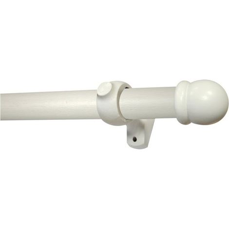 Kit Bois 2m ø28mm Ogive Sans Anneaux Laqué Bla - Mobois