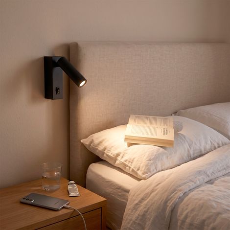 Aplique de pared para lectura 3W Orientable "Halo" Chip CREE (1/5)