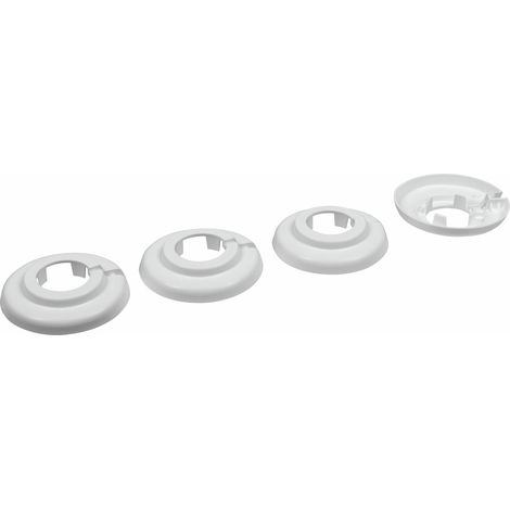 Cornat Heizungsrosette Ø 5,5 x 2,2 cm weiß - 4 Stück (1/2)