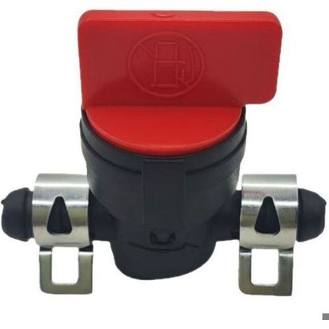 Robinet de carburant pour tondeuse - LUSKYKA - Lot de 2 - Compatible Briggs & Stratton 698183 (1/4)