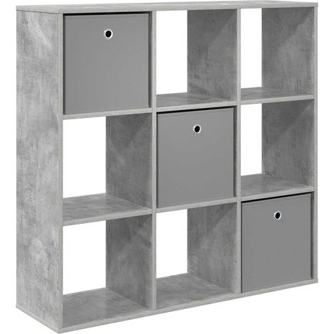 Maison Exclusive - Credenza con cassetto Grigio cemento 102 x 31 x 99,5 cm
