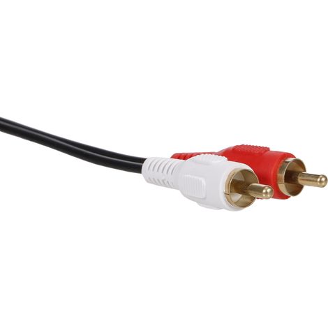 Adaptateur de câble RCA pour voiture, 1M, interrupteur, prise Audio 3.5mm, Extension AUX USB, panneau de montage de remplacement pour Toyota Volkswagen (1/5)