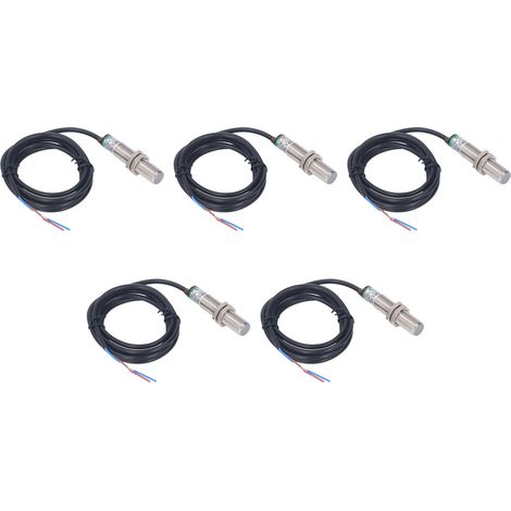 5er-Packung IP65 wasserdichte, berührungslose Näherungssensoren, 2-Draht-Öffner, 0–250 V (1/5)