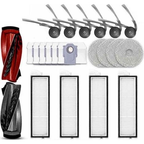 Brosse Latérale - Filtre Hepa - Chiffon De Nettoyage - Sac À Poussière - Pour Robot Aspirateur - 6 Pièces (1/5)