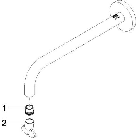 Dornbracht 90282235201-00 Bec Pièces de rechange