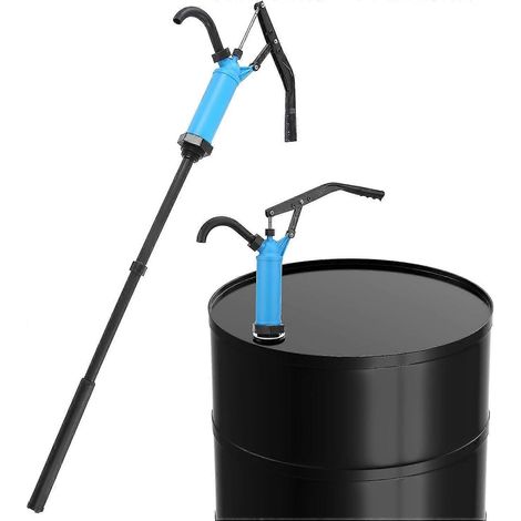 Pompe à fût manuelle à levier pour fût de 55 gallons (208 litres) avec longueur réglable pour fûts de 5 gallons (208 litres). (1/5)