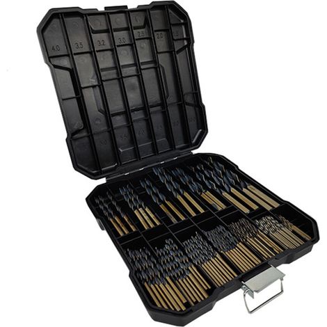 Foret hélicoïdal HSS 99 pièces 1.5mm-10mm avec boîte pour métal bois (1/5)