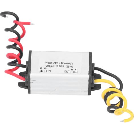 DC-Wandler-Abwärtswandler-Netzteiladapter für Auto 24 V auf 13,8 V 4 A 55 W (1/5)