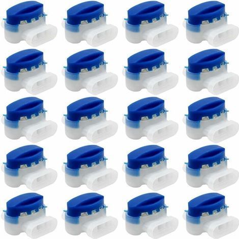 20pcs Cable Connectors, 314 Cable Connectors, Gel Filled Resin Terminals, Waterproof Connector Cable Glands for Outdoor Garden Robot Car Lawn Mower,