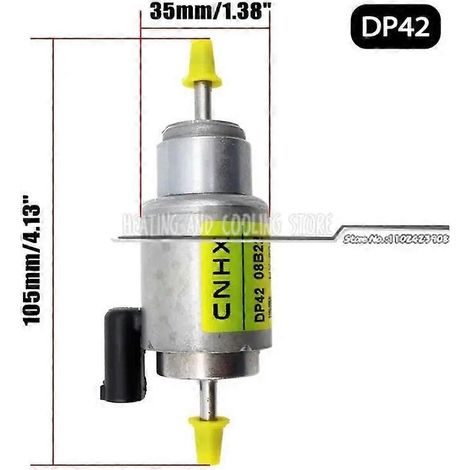 Ultraleise Kraftstoffpumpe für universelle Diesel-Standheizung Eberspächer, 12V/24V, 1kW/5kW, Upgrade für Pkw.